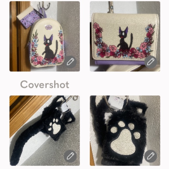 Her Universe Handbags - RARE KIKI’s JIJI 🌸Kitty Mini Backpack/Wallet & 3p cat set